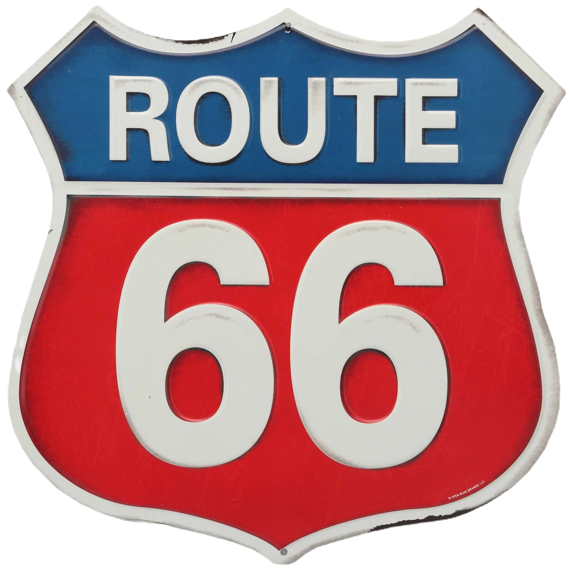 Il cartello stradale della Route 66