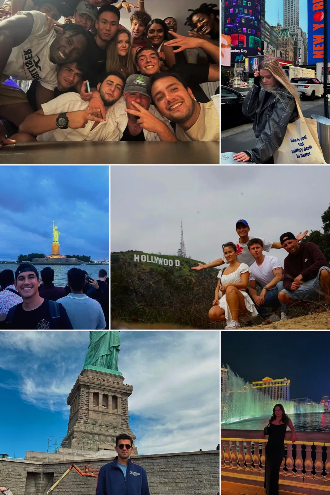 Un collage di foto con il marchio Ulisse Exchange